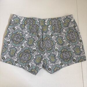 J.crew Chino Patterned Womens  Shorts size 6